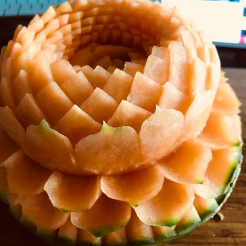Honey Melon carving