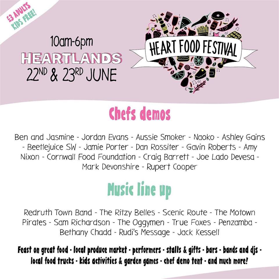 Heart Food Festival 22nd-23rd June 2019