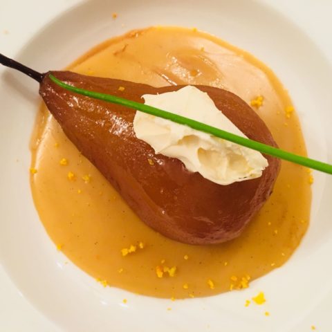 Poached Pear