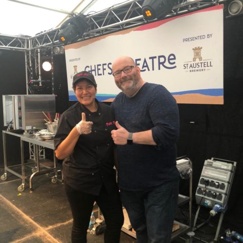 Amy & Steve Ashworth Chefs Theatre 2019 Truro Food Festival